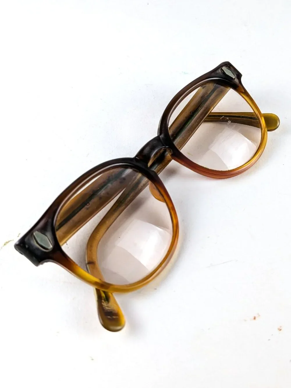 Vintage acetate brown